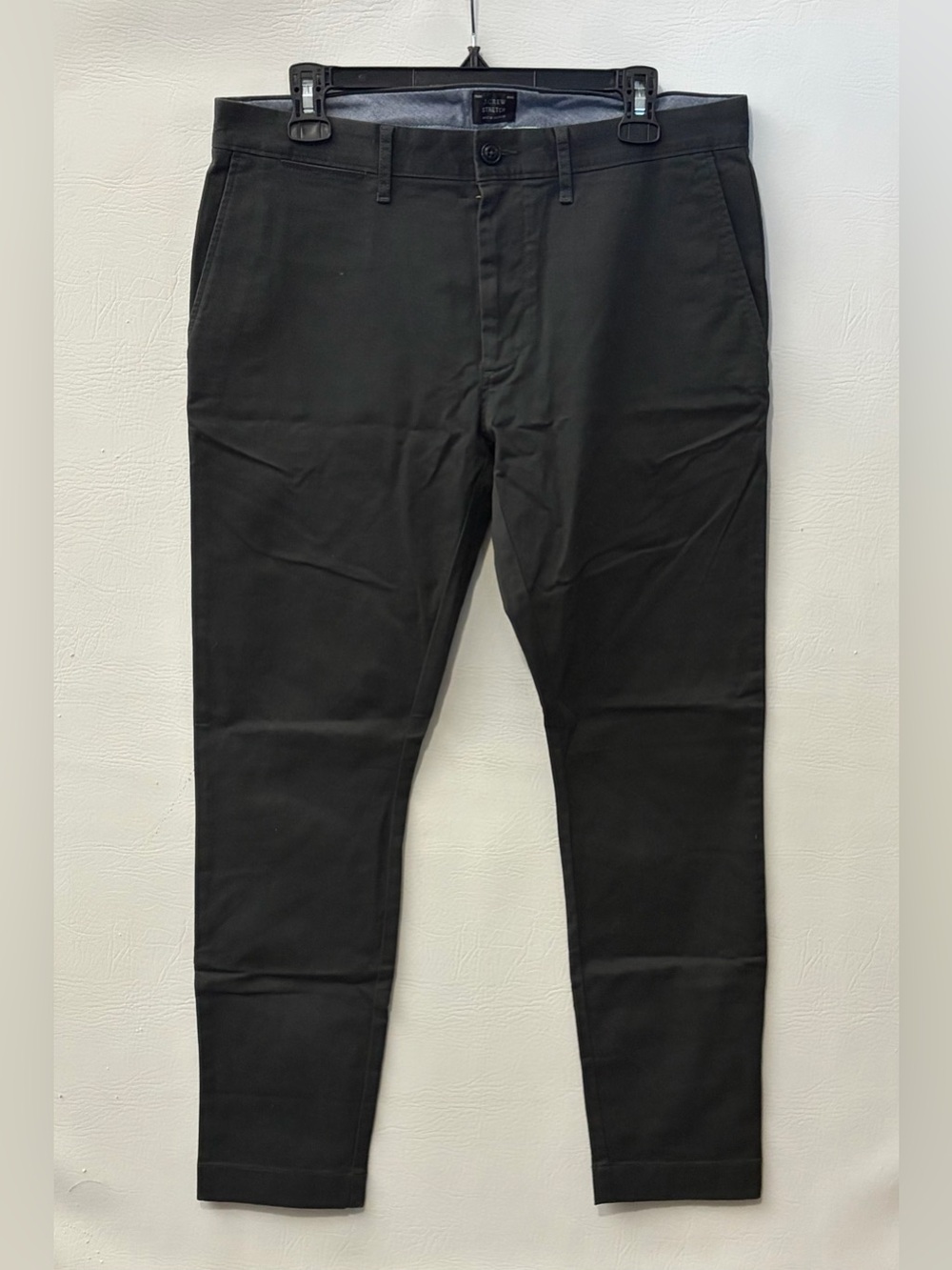 J. Crew Stretch 250 Skinny Black Chinos 32 x30 NWT